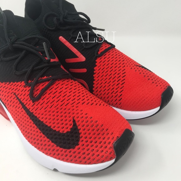 Nike Air Max 270 Flyknit Chili 🌶 Red Men’s - Picture 7 of 8
